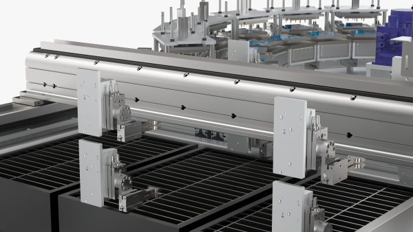 Automatic Circuit Board Robot Handling and Testing Machine