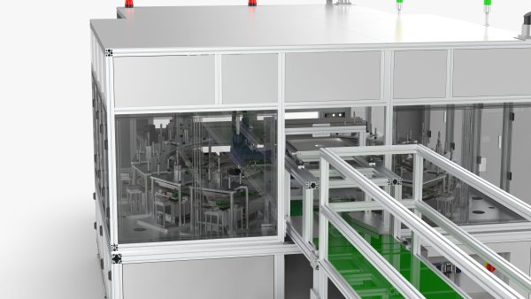 Automatic Circuit Board Robot Handling and Testing Machine