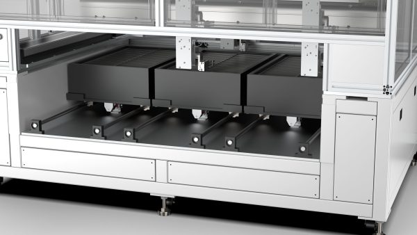 Automatic Circuit Board Robot Handling and Testing Machine