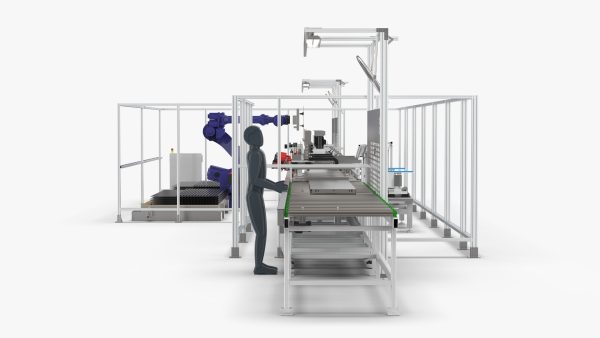 Automatic Elevator Door Panel Assembly Line