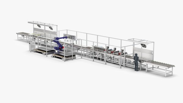 Automatic Elevator Door Panel Assembly Line