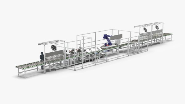 Automatic Elevator Door Panel Assembly Line