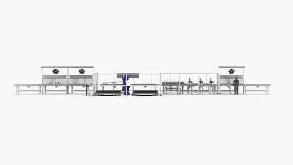 Automatic Elevator Door Panel Assembly Line