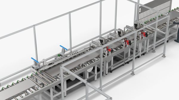 Automatic Elevator Door Panel Assembly Line