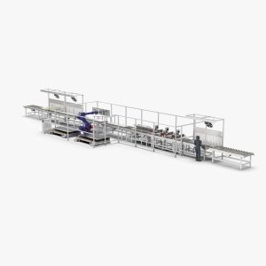 Automatic Elevator Door Panel Assembly Line