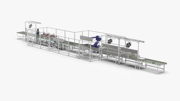 Automatic Elevator Door Panel Assembly Line
