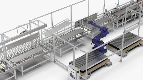 Automatic Elevator Door Panel Assembly Line