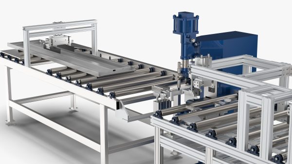 Automatic Elevator Door Panel Head Plate Welding Workstation