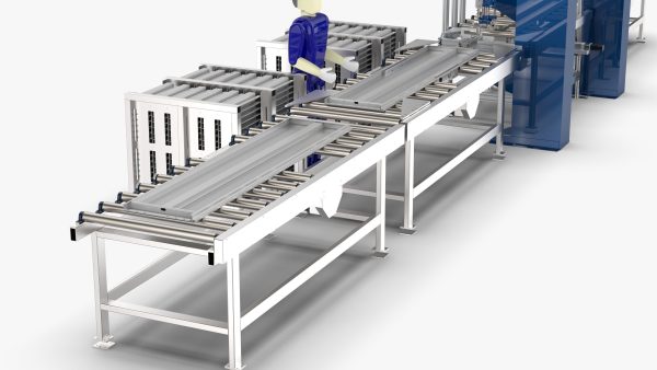 Automatic Elevator Door Panel Head Plate Welding Workstation