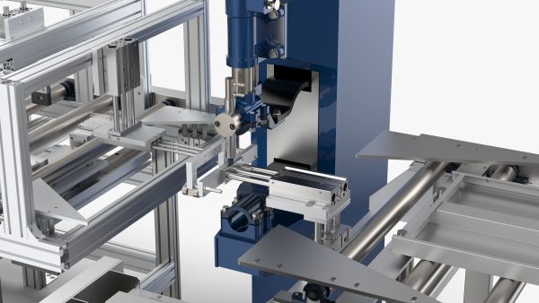 Automatic Elevator Door Panel Head Plate Welding Workstation