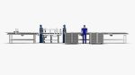Automatic Elevator Door Panel Head Plate Welding Workstation