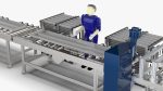 Automatic Elevator Door Panel Head Plate Welding Workstation