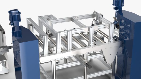 Automatic Elevator Door Panel Head Plate Welding Workstation