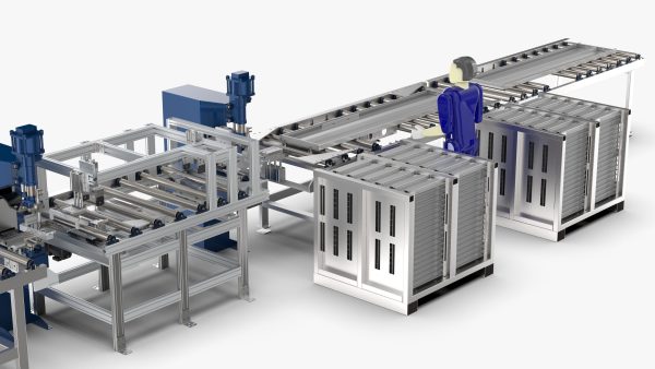 Automatic Elevator Door Panel Head Plate Welding Workstation