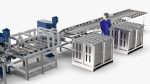 Automatic Elevator Door Panel Head Plate Welding Workstation