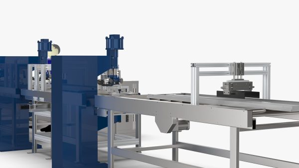 Automatic Elevator Door Panel Head Plate Welding Workstation