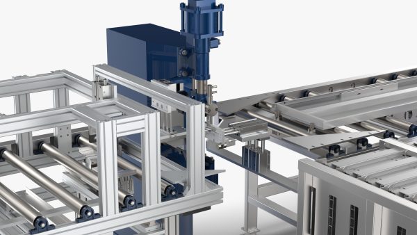 Automatic Elevator Door Panel Head Plate Welding Workstation