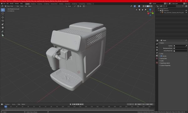 Automatic Espresso Machine Grey