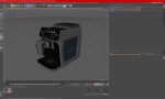 Automatic Espresso Machine Grey in Working Order