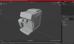 Automatic Espresso Machine Grey in Working Order