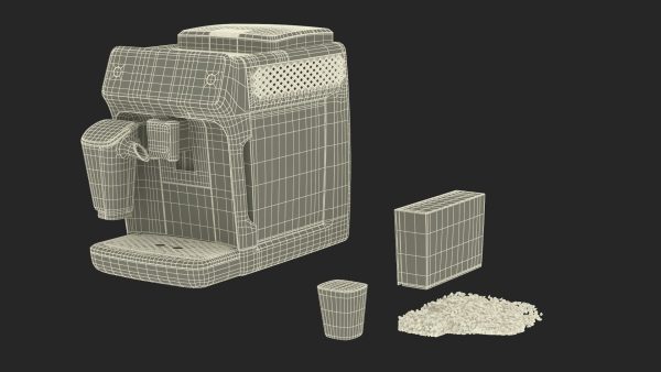 Automatic Espresso Machine Grey in Working Order