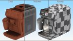 Automatic Espresso Machine Grey in Working Order
