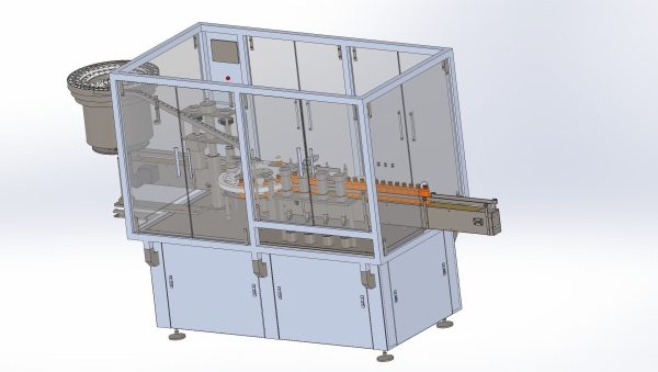 Automatic filling and capping all-in-one machine