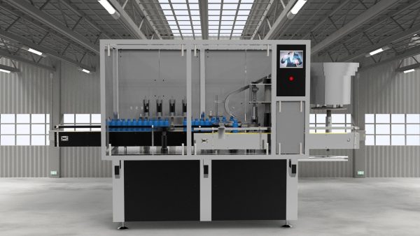 Automatic filling and capping all-in-one machine