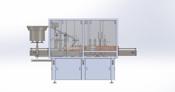Automatic filling and capping all-in-one machine