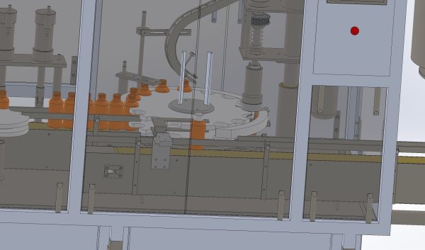 Automatic filling and capping all-in-one machine