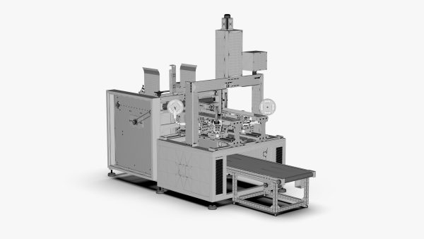Automatic Gift Box Corner Sticking Machine