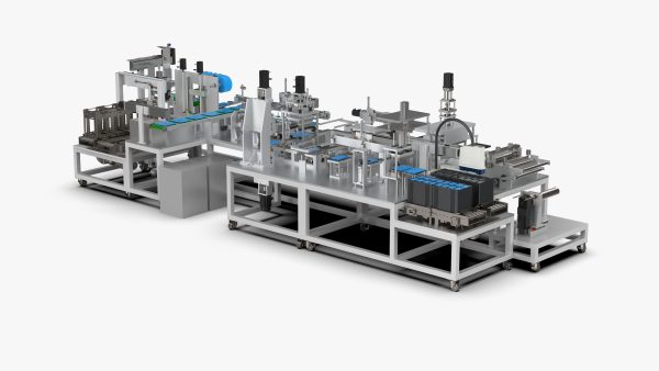 Automatic Lithium Battery Corner Sealing Machine