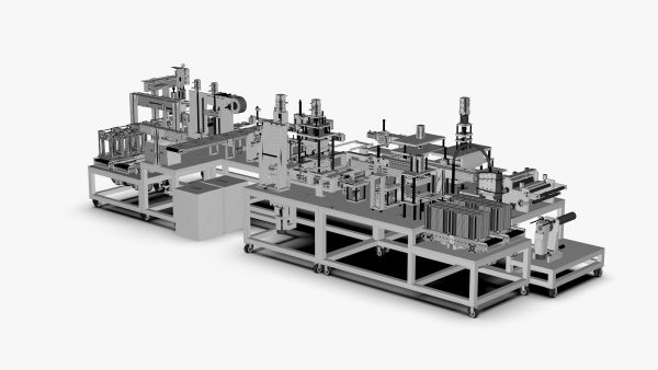Automatic Lithium Battery Corner Sealing Machine