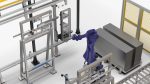 Automatic Loading and Unloading Robot Powder Spraying Line