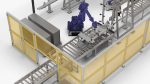 Automatic Loading and Unloading Robot Powder Spraying Line
