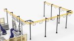 Automatic Loading and Unloading Robot Powder Spraying Line