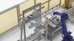 Automatic Loading and Unloading Robot Powder Spraying Line
