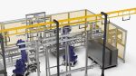 Automatic Loading and Unloading Robot Powder Spraying Line