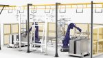 Automatic Loading and Unloading Robot Powder Spraying Line