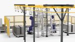 Automatic Loading and Unloading Robot Powder Spraying Line