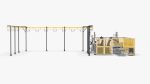 Automatic Loading and Unloading Robot Powder Spraying Line