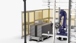 Automatic Loading and Unloading Robot Powder Spraying Line