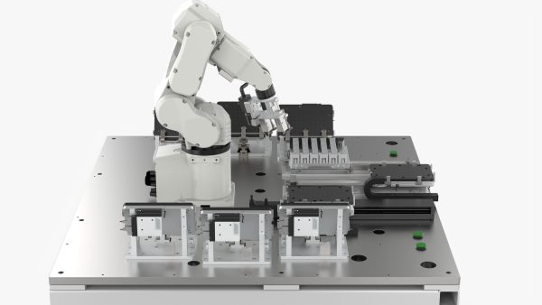 Automatic Magnet Heat Holding Assembly Machine