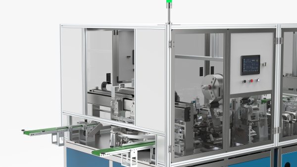 Automatic Mobile Phone Battery Adhesive Bending Production Line