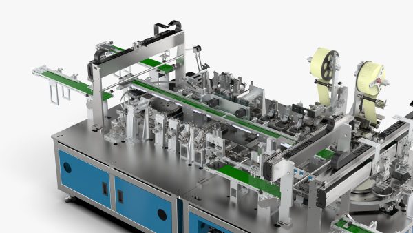 Automatic Mobile Phone Battery Adhesive Bending Production Line