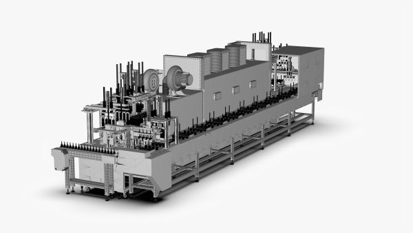 Automatic Motor Rotor Cover Heating Furnace Assembly Line