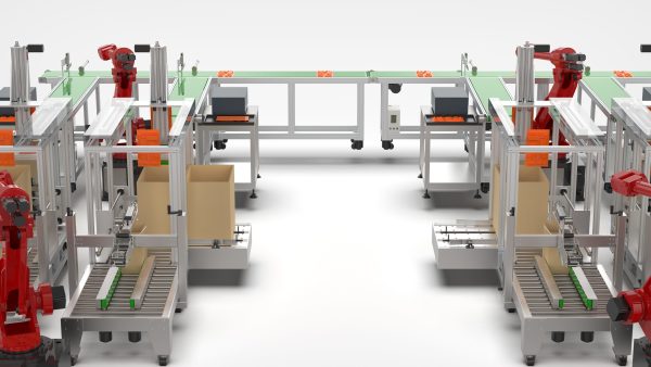 Automatic Packaging Sorting and Stacking Line
