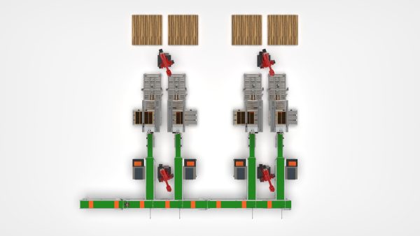 Automatic Packaging Sorting and Stacking Line