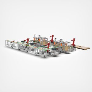 Automatic Packaging Sorting and Stacking Line