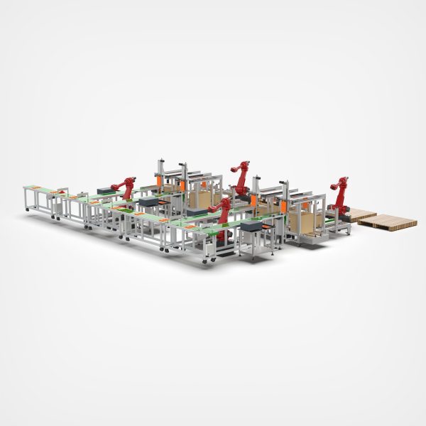 Automatic Packaging Sorting and Stacking Line